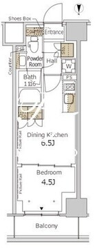 パークアクシス新宿百人町 638 間取り図