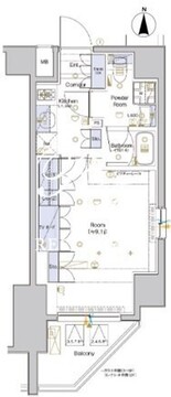 シーフォルム森下 303 間取り図