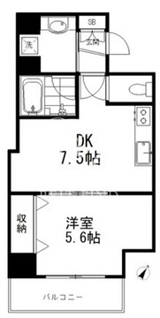 リエール若松町 204 間取り図