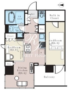 ライオンズフォーシア蔵前オアシス 601 間取り図