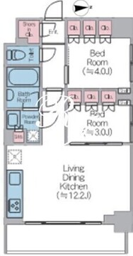 ドゥーエ西馬込2 716 間取り図