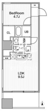 アーバンフラッツ池袋プレミアム 2108 間取り図