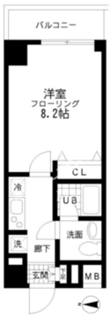 レジディア桜上水 803 間取り図