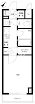 ルーブル浜松町 503 間取り図