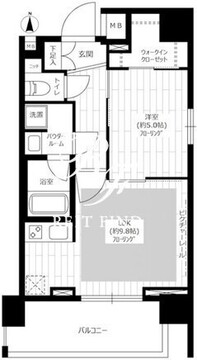 グランドコンシェルジュ新御徒町駅前 1202 間取り図
