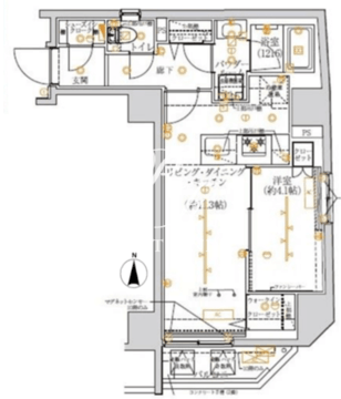 アルテシモリーガ 303 間取り図