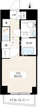 アルコバレーノ武蔵小山 102 間取り図