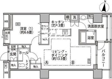 東雲キャナルコートCODAN 18-617 間取り図