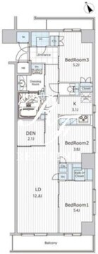 ビエラコート日本橋久松町 1108 間取り図