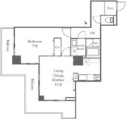 リバーシティ21新川 1011 間取り図