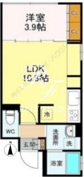 イプシロン亀戸 401 間取り図
