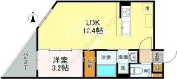 イプシロン亀戸 203 間取り図
