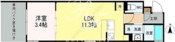イプシロン亀戸 104 間取り図