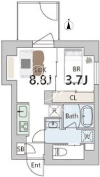 グランデュオ武蔵小山4 101 間取り図