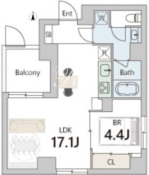 グランデュオ武蔵小山4 102 間取り図