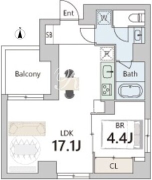 グランデュオ武蔵小山4 302 間取り図