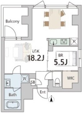 グランデュオ武蔵小山4 401 間取り図