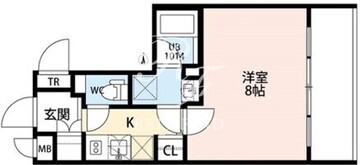 プレール・ドゥーク門前仲町2 306 間取り図