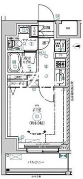 リルシア森下2 501 間取り図