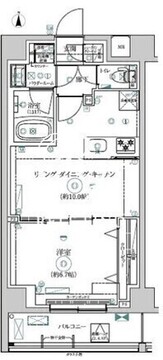 リルシア森下2 304 間取り図