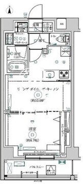 リルシア森下2 504 間取り図