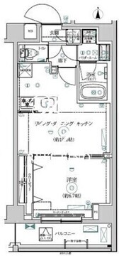 リルシア森下2 605 間取り図