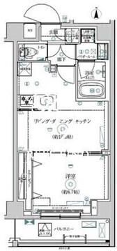リルシア森下2 705 間取り図