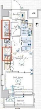 ジェノヴィア赤羽 401 間取り図