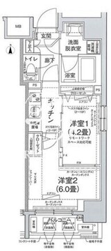 アイルプレミアム池袋ノルド 403 間取り図