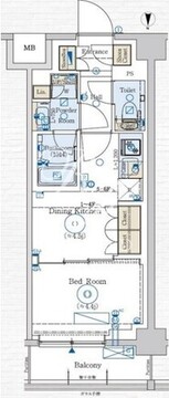 ジェノヴィア赤羽 102 間取り図