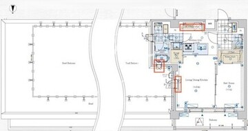 ジェノヴィア赤羽 701 間取り図