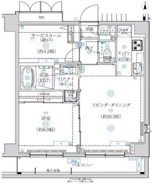 アルテシモグレイス 306 間取り図