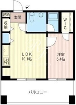 レジデンスシャルマン月島 817 間取り図