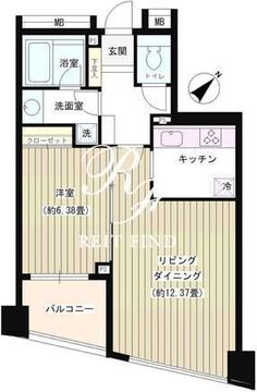 パトリス２６ 202 間取り図