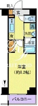 クレヴィスタ門前仲町グラン 1001 間取り図