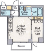 クレストコート錦糸町 206 間取り図