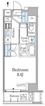ジアクシス麹町 403 間取り図