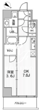 コンフォリア・リヴ志村三丁目 602 間取り図