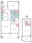 レジディア世田谷弦巻 105 間取り図 ?>