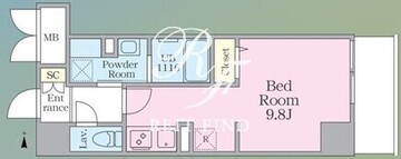 エスペリア 302 間取り図