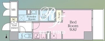 エスペリア 502 間取り図
