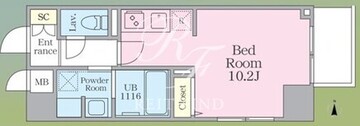 エスペリア 204 間取り図