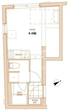 エスセナーリオ白金 402 間取り図