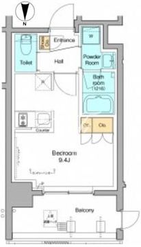 プラウドフラット森下4 101 間取り図