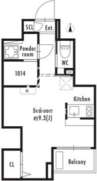 グランパセオ亀戸 406 間取り図