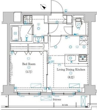 ラフィスタときわ台 104 間取り図
