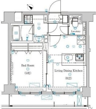ラフィスタときわ台 204 間取り図