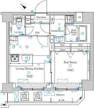 ラフィスタときわ台 307 間取り図