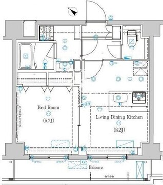 ラフィスタときわ台 306 間取り図