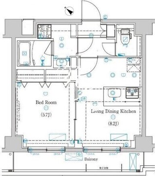 ラフィスタときわ台 606 間取り図